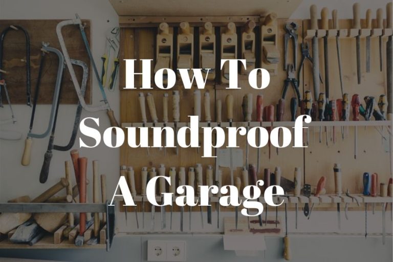 How to soundproof a garage (1)