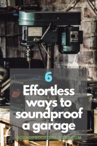 how to soundproof a garage pinterest 1