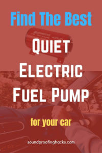 best quiet electric fuel pump pinterest
