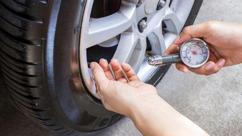 check your tire pressure regularly