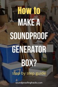 how to make a soundproof generator box pinterest